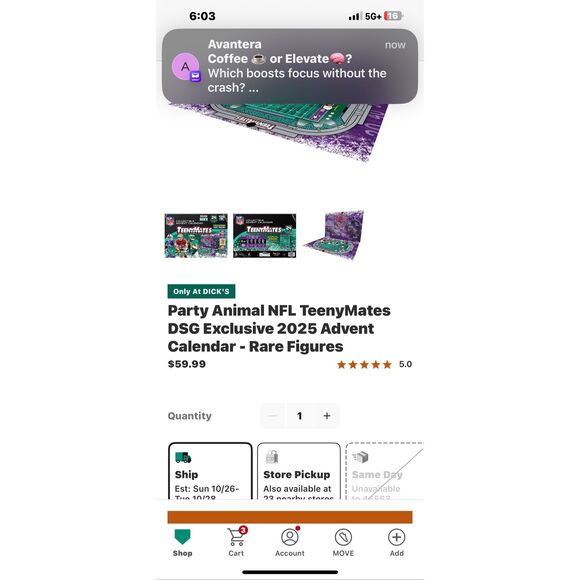 New NFL TeenyMates 2025 Advent Calendar - Rare Figures - Picture 2 of 4